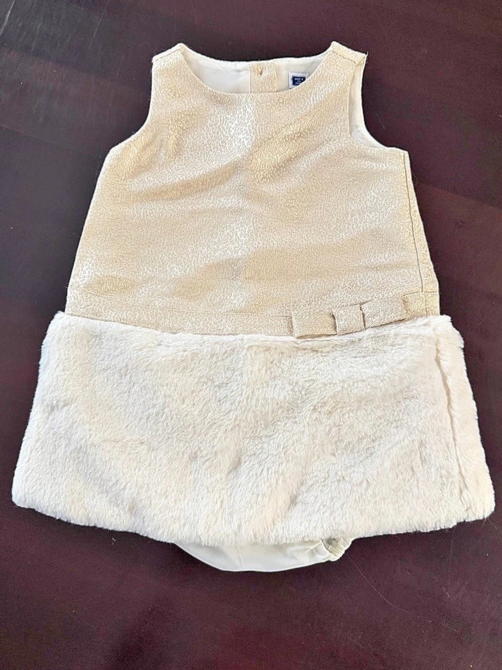 Janie and Jack Cream Romper Size 18 to 24 Months Like New